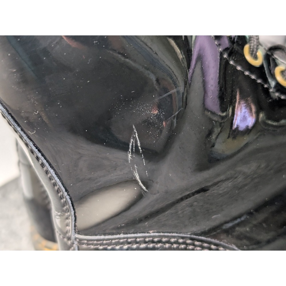 DOC MARTENS Patent Leather Boots, black, Women's size US 9/UK 8 - AW004 READ - Picture 7 of 12